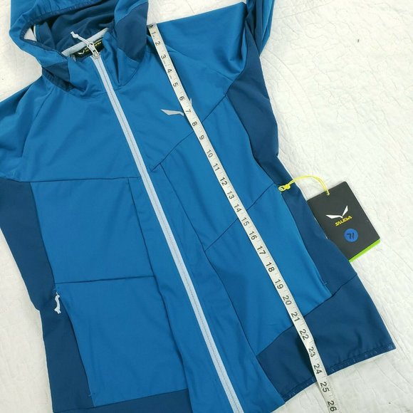 NWT Salewa Pedroc 2 SW DST Stormwall Durastretch Jacket Womens Size Medium Blue - Picture 5 of 11